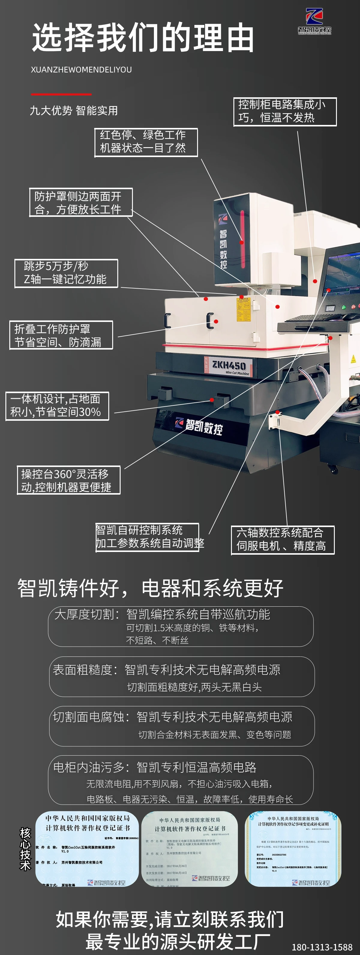 智凯ZKH450五轴数控中走丝4